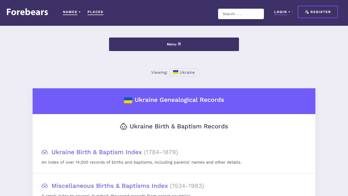 Ukraine Genealogy Resources & Vital Records - Forebears